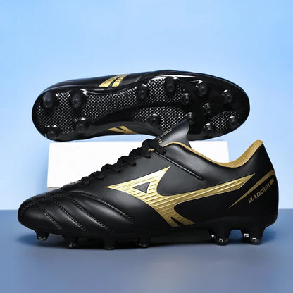 Men Football Boots Soccer Shoes Breathable Professional Turf Outdoor Non-slip Long Spikes Adult Ultralight Training Futsal