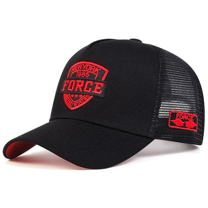 Fashion Letter Baseball Cap Women Men Breathable Hip Hop Hats Summer Casual Mesh Caps Unisex cotton Snapback Caps gorras