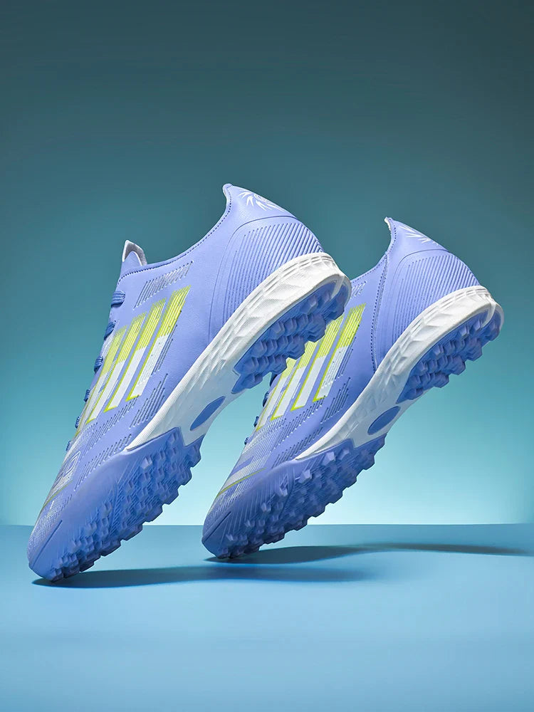 Soccer Cleats for Men Women Breathable Cushioned Insole Anti-Slip Football Shoes for AG/TF Outdoor Sports Boots