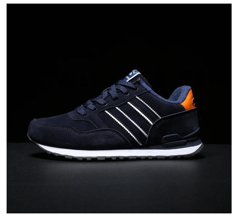 Tênis Masculino de Couro de Alta Qualidade Calçados Casuais Outono 2024 Novo Tênis Masculino Respirável Calçados Masculinos Tênis Masculino Plano Zapatillas Hombre