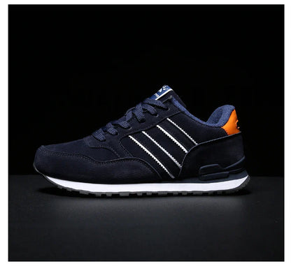 Tênis Masculino de Couro de Alta Qualidade Calçados Casuais Outono 2024 Novo Tênis Masculino Respirável Calçados Masculinos Tênis Masculino Plano Zapatillas Hombre