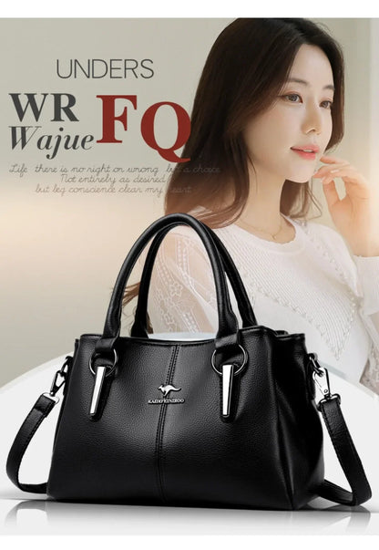 Genuine Fashion 3 Layers Luxury Handbags Women Bags Designer HIgh Quality Leather Crossbody Bags for Women 2024 Shoulder Bag