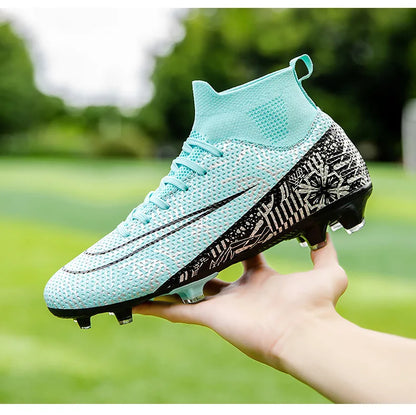 Hot-Selling Football Boots Men's Soccer Cleats TF/FG Wear-Resistant Training Shoes Outdoor Non-Slip Sneakers Size33-46