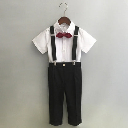 Boys Suit Wedding Toddler School Graduation Outfit Kids Birthday Party Gift Set Children Easter Church Photography Daily Clothes