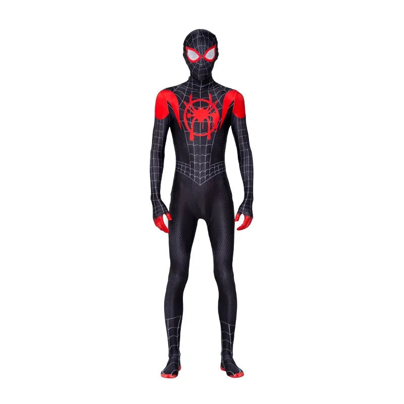Adult Spiderman Costume Superhero Zentai Jumpsuits for Men Women Cosplay Bodysuit with Headgear Halloween Carnival Outfits