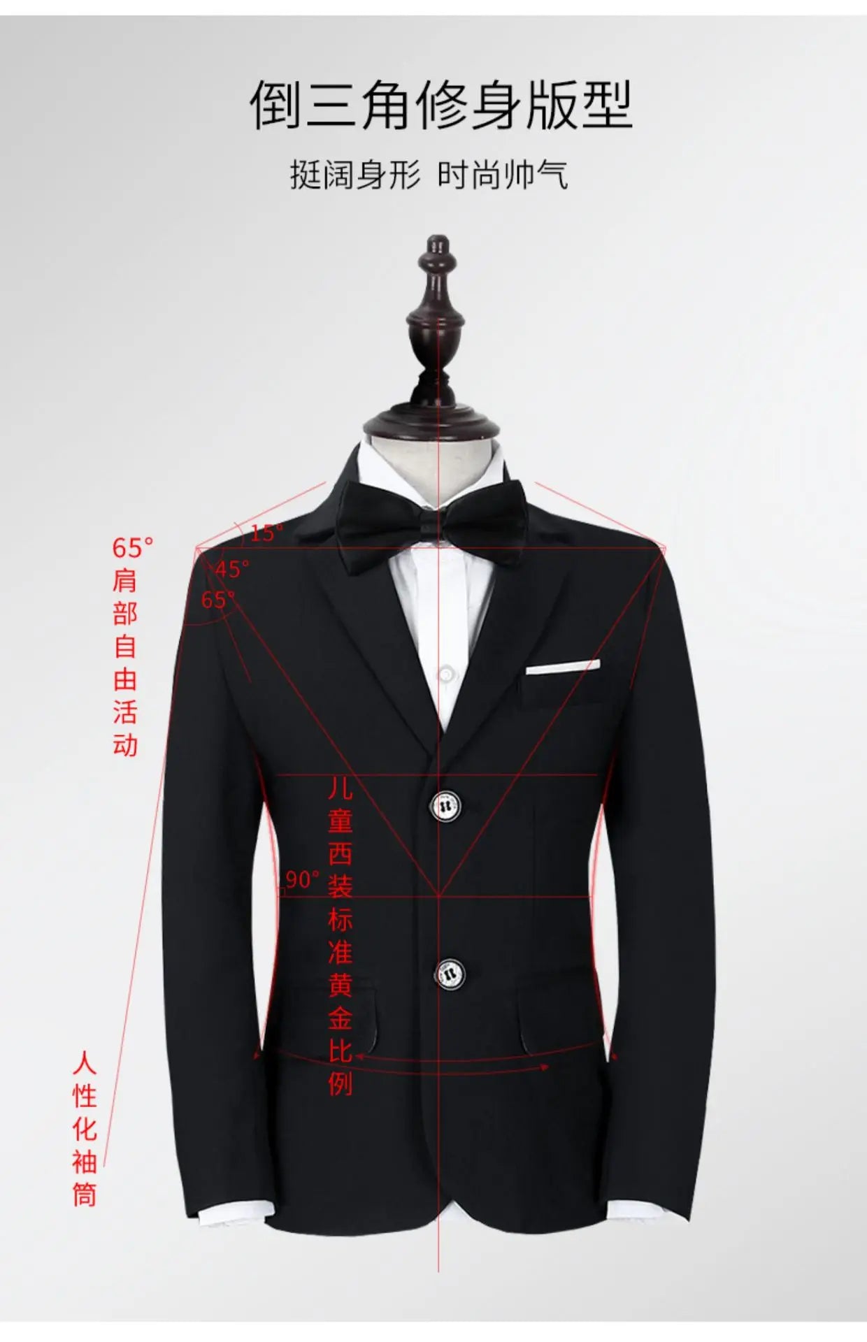Spring Autumn Children Boy Wedding Suit Teenager Kids Formal Elegant Suits For Boy 1-14  Years Boys Suits Outfits Set