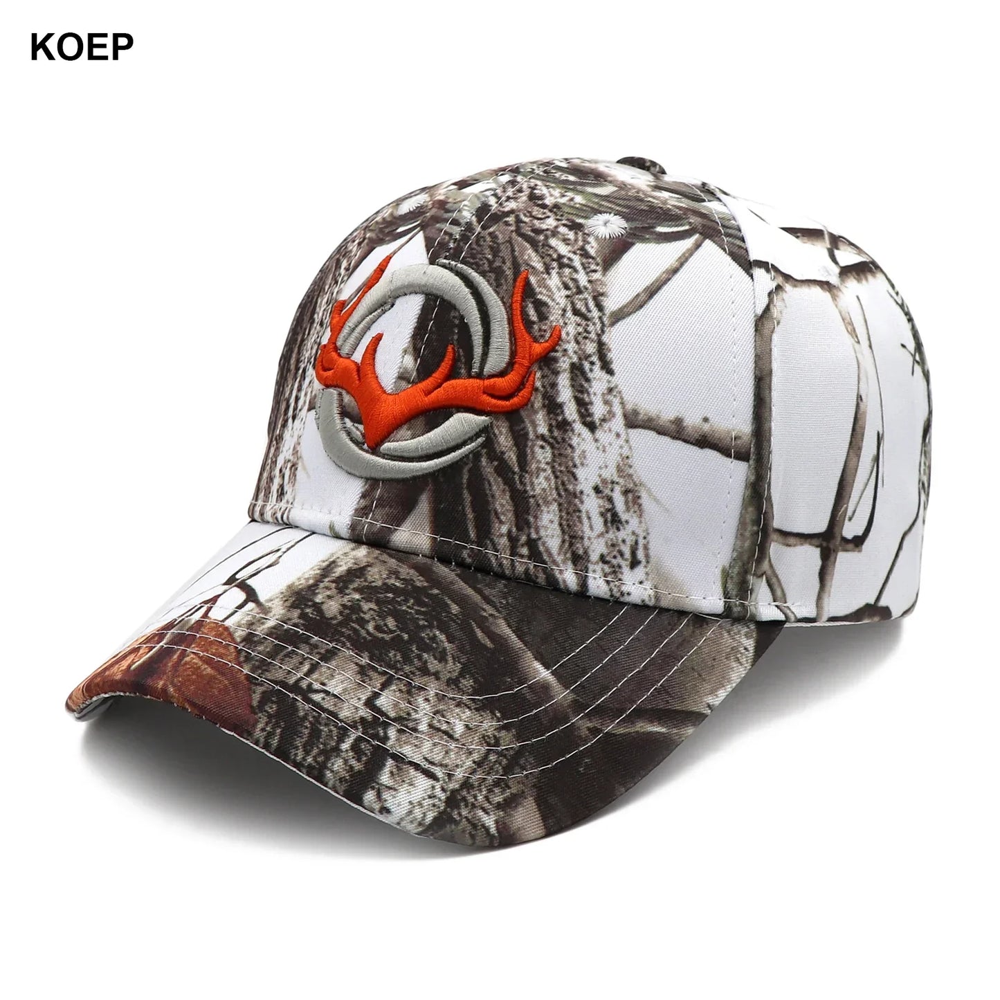 Baseball Cap Fishing Caps Men Outdoor Hunting Camouflage Jungle Hat 3D Deer Embroidery