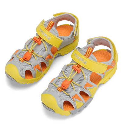 Boys Girls Sports Sandals Summer Kids Closed Toe Outdoor Sandals Athletic Water Shoes Sandals Child Pool Beach Sandals