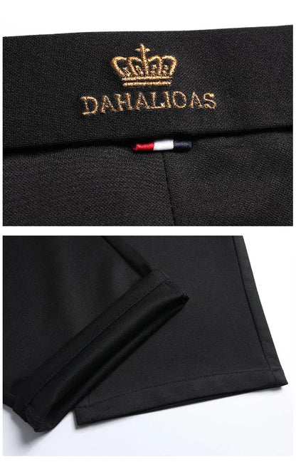 1-Pack Men's Professional Straight-Leg Stretch Formal Pants Non-Iron Comfortable Business Slacks Wrinkle-Resistant Loose Fit