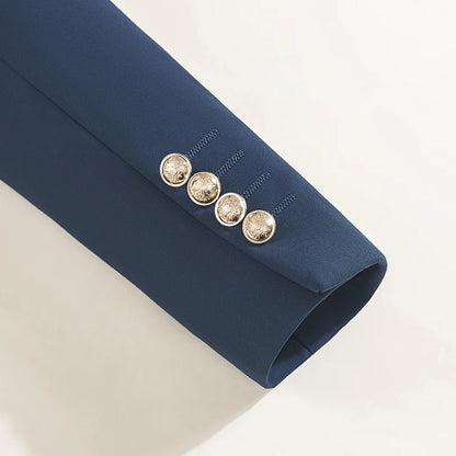 Terno Masculino de Dois Botões Elegante e Casual Slim Fit para Noivo Blazer Jaqueta Calças para Festa