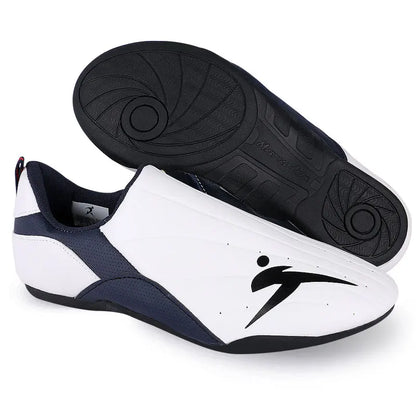 Sapatos Masculinos para Boxe Kung Fu Artes Marciais Respiráveis Solado Macio Grosso Tênis de Caratê para Treinadores de Taekwondo Resistentes ao Desgaste para Crianças e Adultos