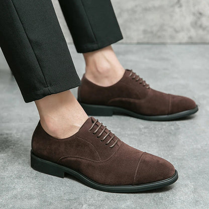 Dress Oxfords Men's Formal Shoes Casual Business Flats Leisure Footwear Party Loafers Retro Men Moccasins Zapatillas Para Hombre