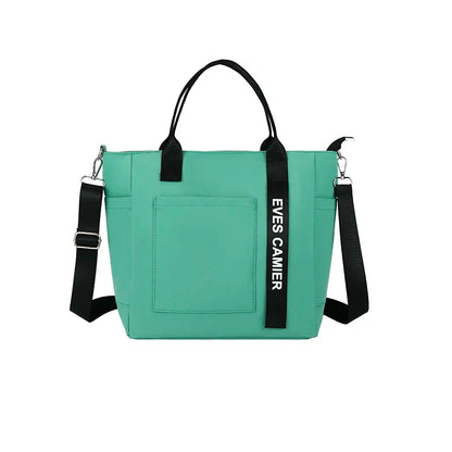 Nylon Fabric Shoulder Bag Casual Large Capacity Versatile Crossbody Bag Daily Commuting Tote Bag