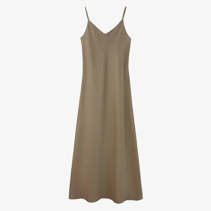 woman clothes thicken ribbing closed-fit wrap tops + Satin Adjustable straps dress (ship out in 1 day)