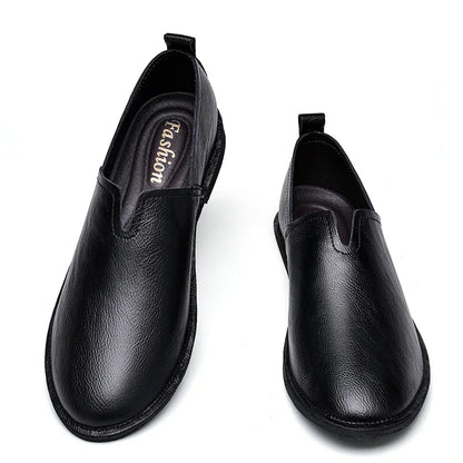 Mocassins Casuais Retrô Masculinos de Sola Macia Confortáveis e Antiderrapantes Feitos à Mão para Sapatos de Negócios Casuais 38-47