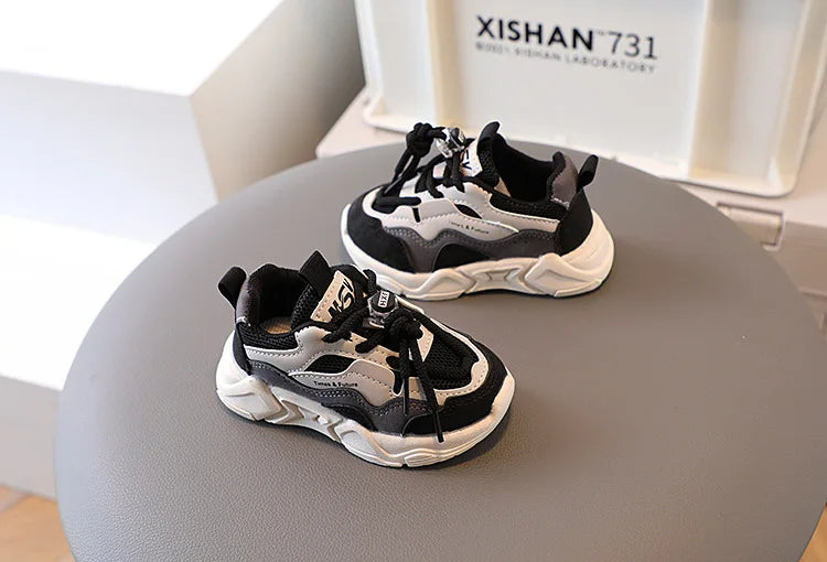 Children's Sneakers Spring Autumn Mesh Breathable School Running Sports Shoes for Boy Girl Causal Fashion Kids Basketball Shoes