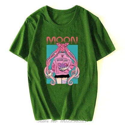 Anime Graphic T Shirts Men's Clothing Y2k Loose Casual Women's Short Sleeved Tee Tops Summer 2025 Unisex