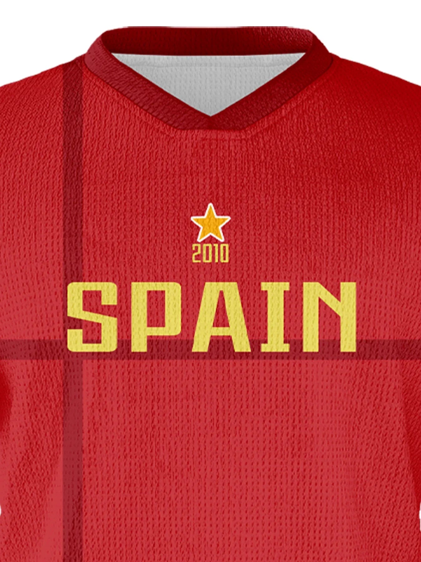 Spain Custom Soccer Jersey Sets Football Kit Kids Training Outfit Club Personalized Name Number Soccer Uniform for Boys ＆ Girls