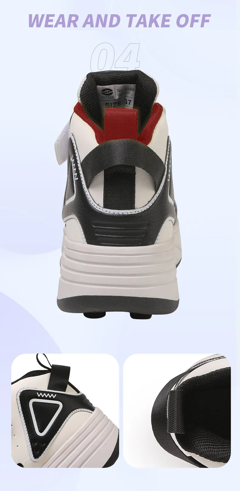Children Roller Skate Shoes Kids Autumn Children Fashion Casual Sports Toy Birthday Gift Games Boys 4 Wheels Sneakers Girls
