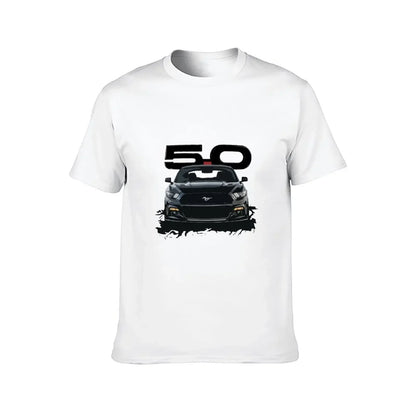 Black Mustang S550 T-Shirt for a boy hippie clothes vintage plain t shirts men