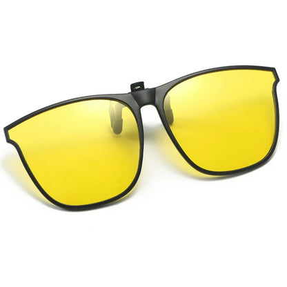 New PC Clip Sunglasses for Outdoor Fishing and Driving. Clip Sunglasses for Day and Night Use.