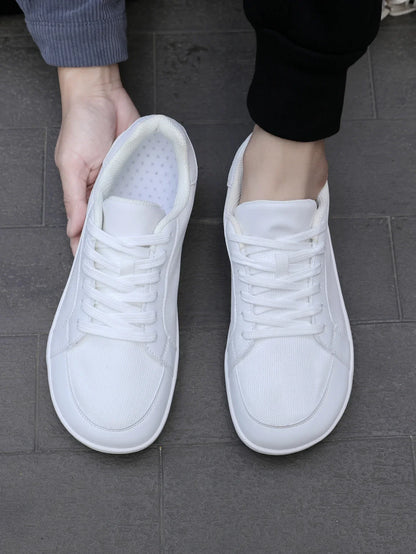 Wide Toe Casual Shoes for Men and Women Barefoot Soft Sole Flats Non Slip Walking Footwear Plus Size Comfortable