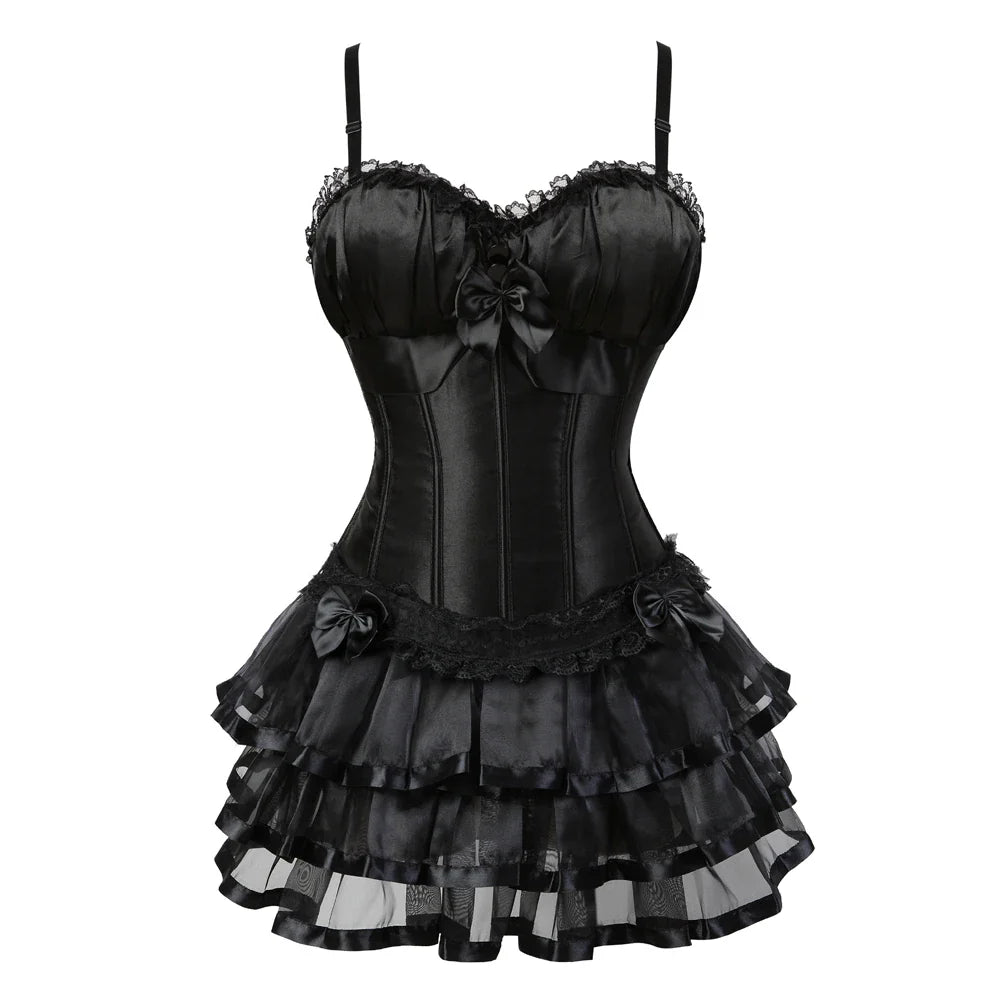 Women Corset Top With Straps Bustier Pink Lace Corset Overbust Tank Tops Thin Straps Sexy Green Corset for Women