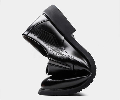 Designer Leather Shoes for Men Spring Autumn Business Casual Shoes Male Fashion Solid Color Wedding Shoe Man