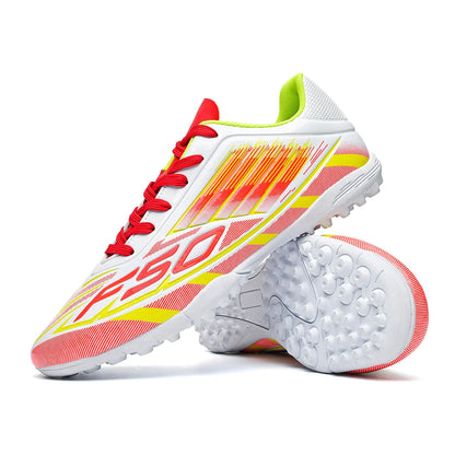 Durable and breathable soccer shoes TF nail breaking four season universal sports shoes outdoor and indoor sports shoes