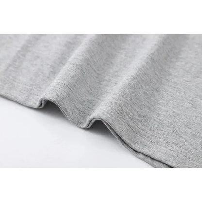 Unisex Style Summer Men's 100% Cotton Casual Loose Fit Round Neck Short Sleeved Lightweight Breathable T-shirt Top High Street