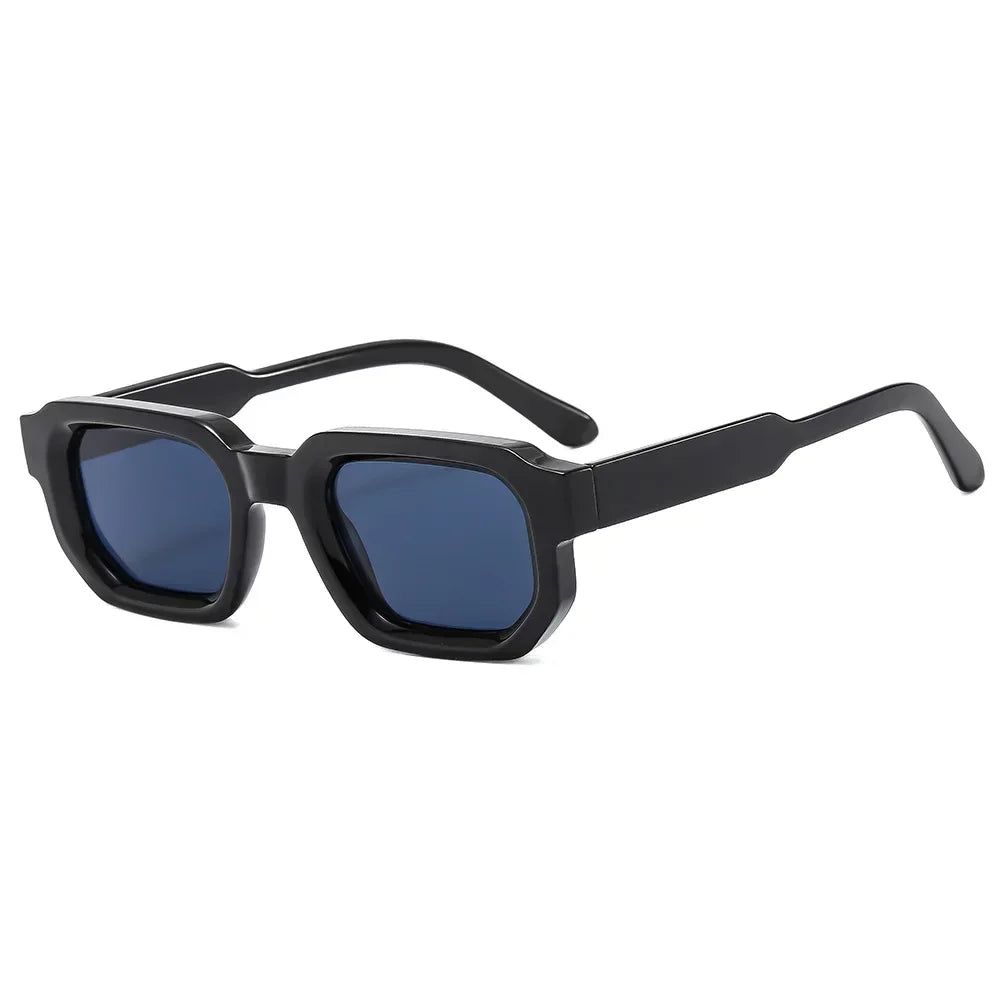 Fashion Blue Square Sunglasses For Women Men Retro Luxury Designer Clear Lens Sun Glasses Shades UV400 Eyeglasses