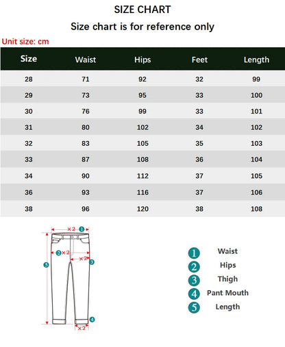 Winter New Classic Men's Fleece Casual Pants Thickened Straight Slim Warm Business Casual Office Male Velvet Trousers