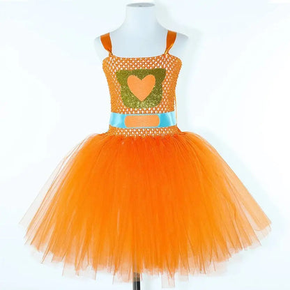 Super Kitty Costumes for Girls Super Cat Tutu Dress for Kids Christmas Halloween Outfits Children Animal Clothes with Eyes Patch