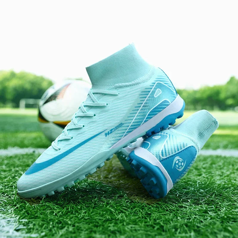 New Men Women Professional Football Boots Training Cleats Sport Sneakers Trainer Lightweight Grass Non-slip Match Soccer Shoes