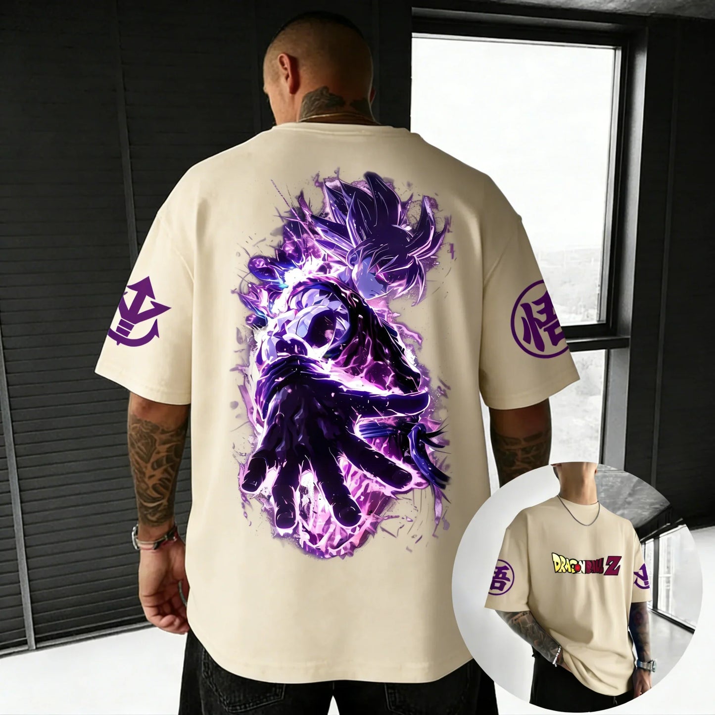 T-shirt Creative Printed Men's Harajuku Large Loose Casual Parent Child Short Sleeve