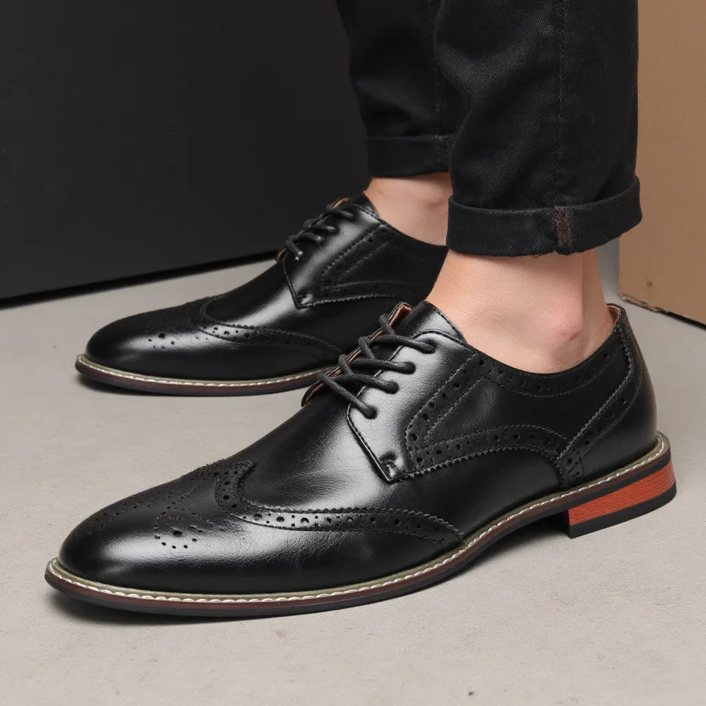 Leather Shoes For Men Business Stylish Gentleman'S Comfortable Formal Shoe