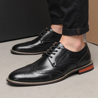 Leather Shoes For Men Business Stylish Gentleman'S Comfortable Formal Shoe