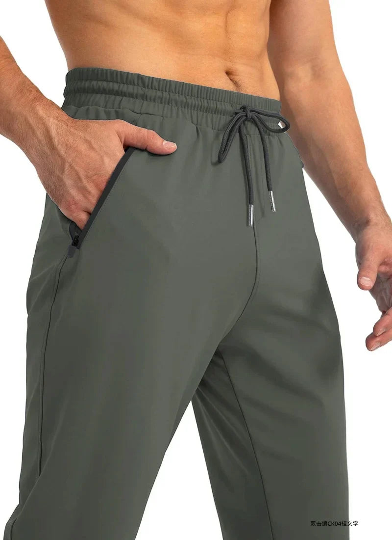 Jogging Sport Pants Sportswear Training Tracksuit Elastic Joggers Workout Athletic Trousers Gym Fitness Running Sweatpants Men