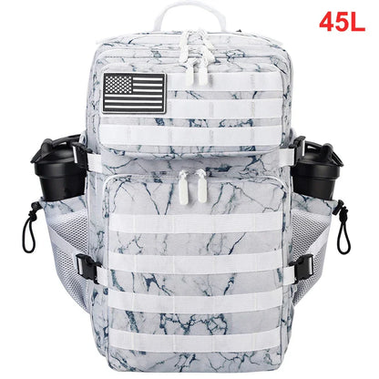 45L Tactical Backpack Men Outdoor Waterproof Sports Travel Gym Hiking Bug Out Bag Military Camping Hunting Survival Rucksack