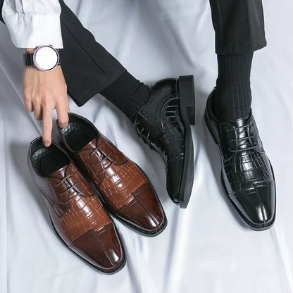 Classic Casual Business Shoes For Men High Quality Social Wedding Formal Leather Shoes Male British Men's Dress Shoes