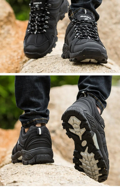 New Arrival Classics Style Men Hiking Shoes Lace Up Men Sport Shoes Outdoor Jogging Trekking Sneakers