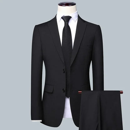 Terno Boutique Moda Masculina Negócios (Blazer + Colete + Calça) Terno Masculino Casamento Casual Profissional Formal 3 Peças M-6XL