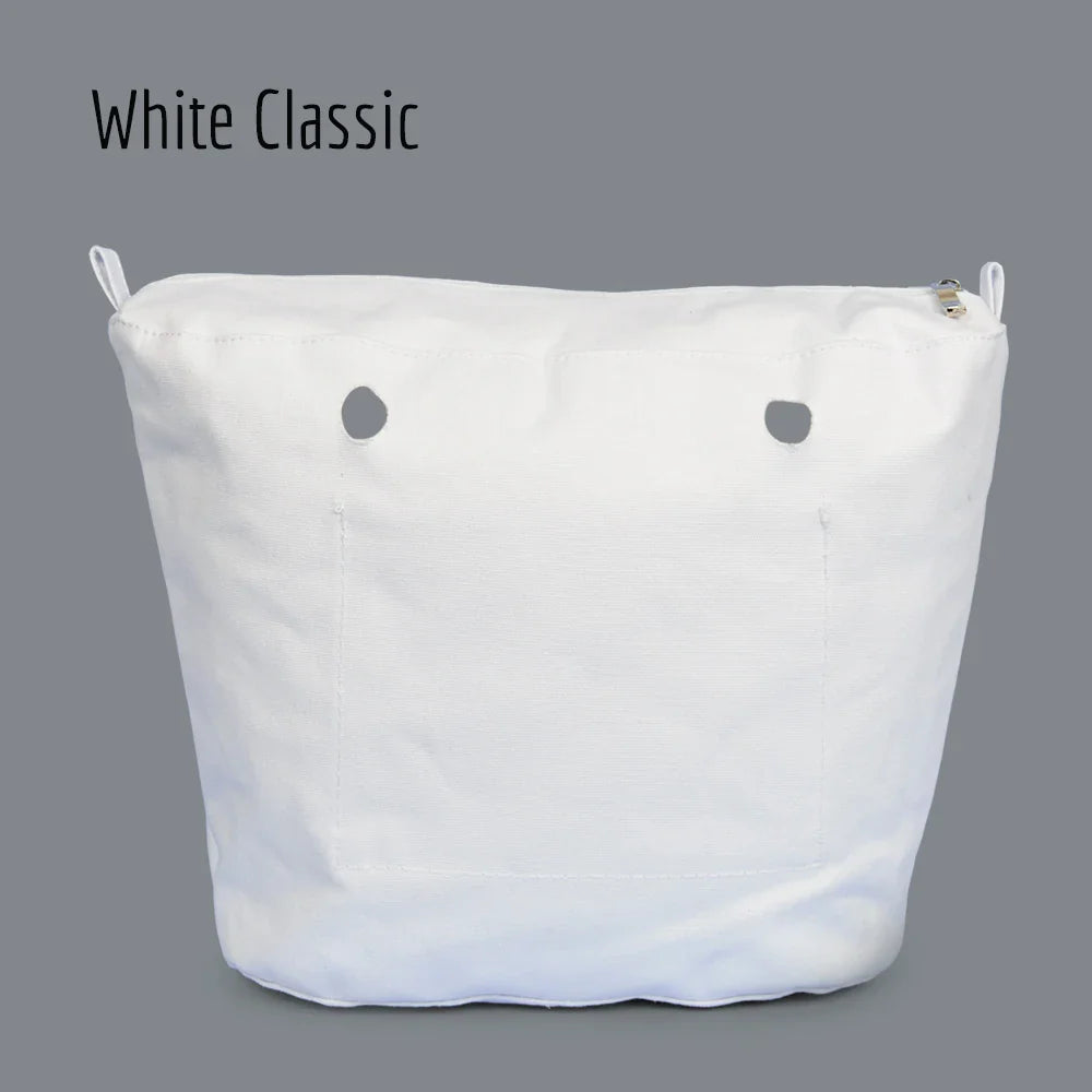 New Waterproof Inner Bag Organizer Insert Zipper Pocket for Classic Mini Obag Canvas Material for O Bag