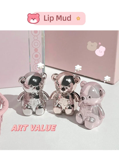 7PCs Multipurpose Makeup Sets Include 3 Matte Lip Mud,1 Pressed Powder,1 Blush,1 Eyes Palette And Necklace Cosmetics