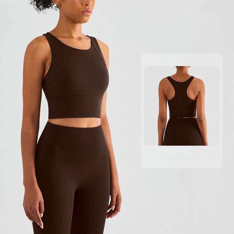 High Elastic Women's 2 Piece Yoga Set with Sports Bra and Leggings High Stretch Pants Bra with Coaster Women's Sports Suit👚