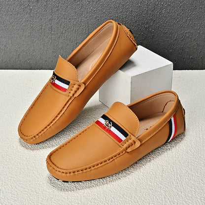 Loafers Men Driving Shoes Casual Shoes Comfortable Classic PU Leather Loafers Business Shoes Slip on Walking Men Loafers Shoes