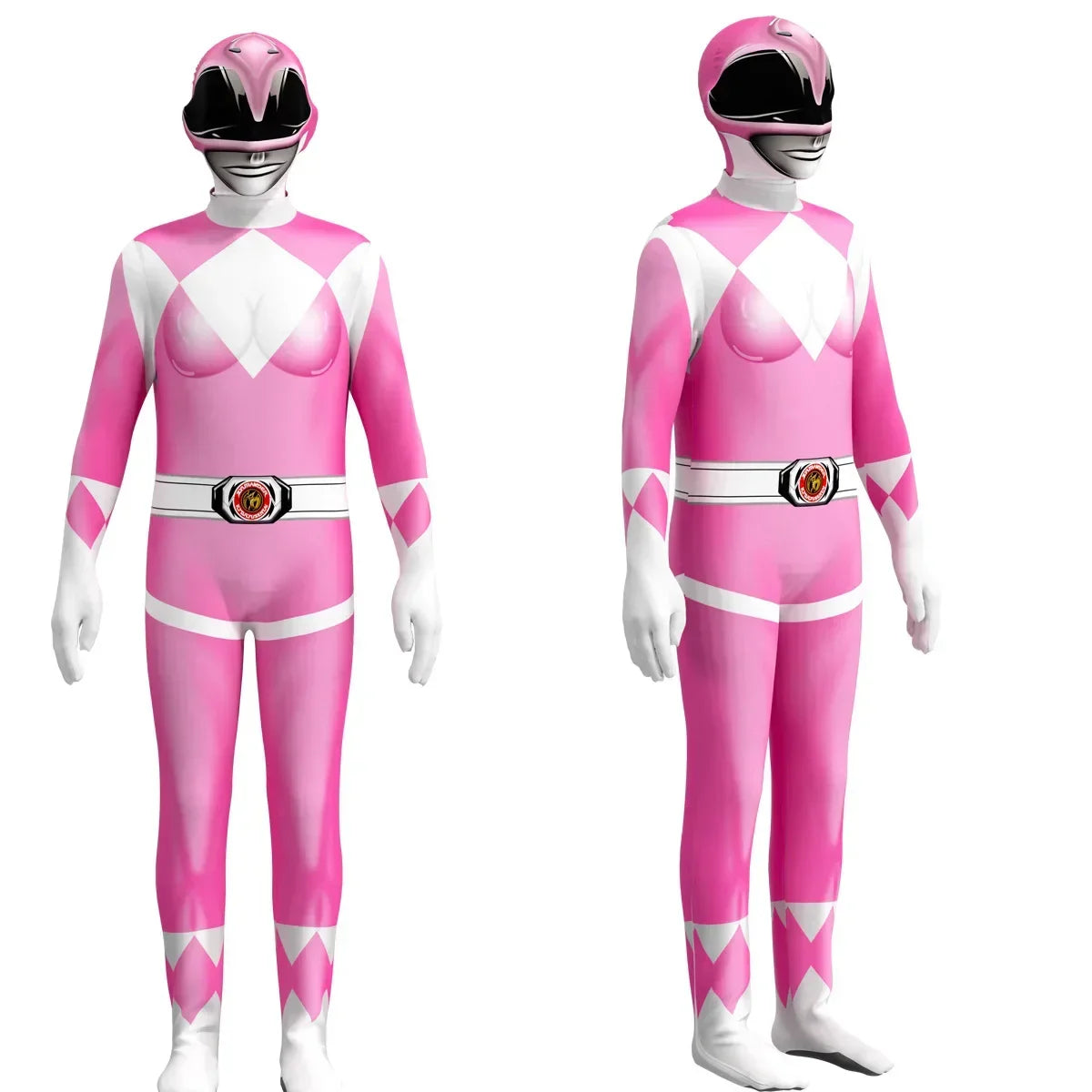 Fantasia Power Samurai Rangers Cosplay Costume Kids Adult Morpher Mighty Morphin Superhero Mask Halloween Jumpsuit Zentai Suit