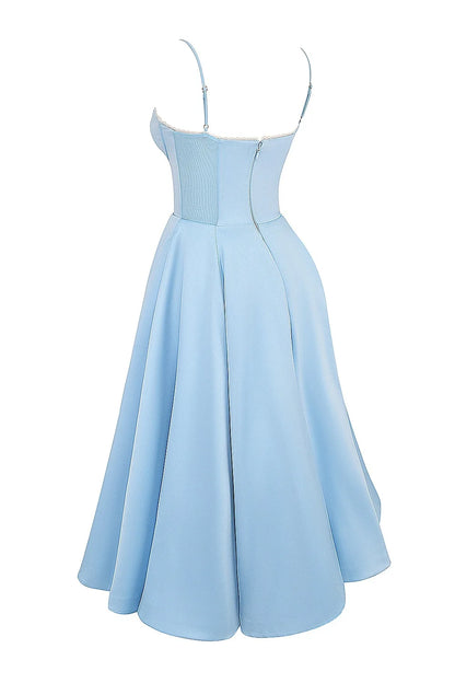Summer Long Evening Dress Elegant 2025 New Arrivals Spaghetti Strap Corset Bustier Dress Satin Prom Dress Women