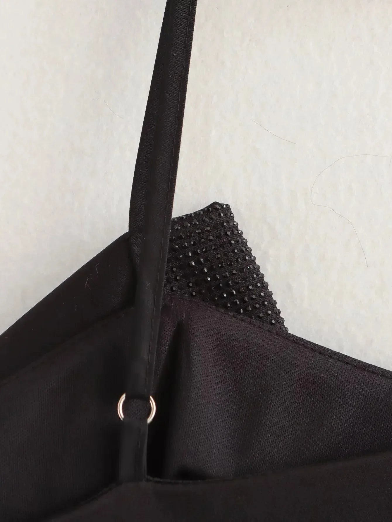 Sequined Bow Women Sling Top Sexy Backless Crop Top Pleated Zippers Female Tank Tops 2025 Spring Lady Streetwear Tops