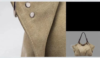 2024 New Arrival Women's Bag Fashion Casual Canvas Bag Large Capacity Handbag Shoulder Messenger Bag Many Colors BD866